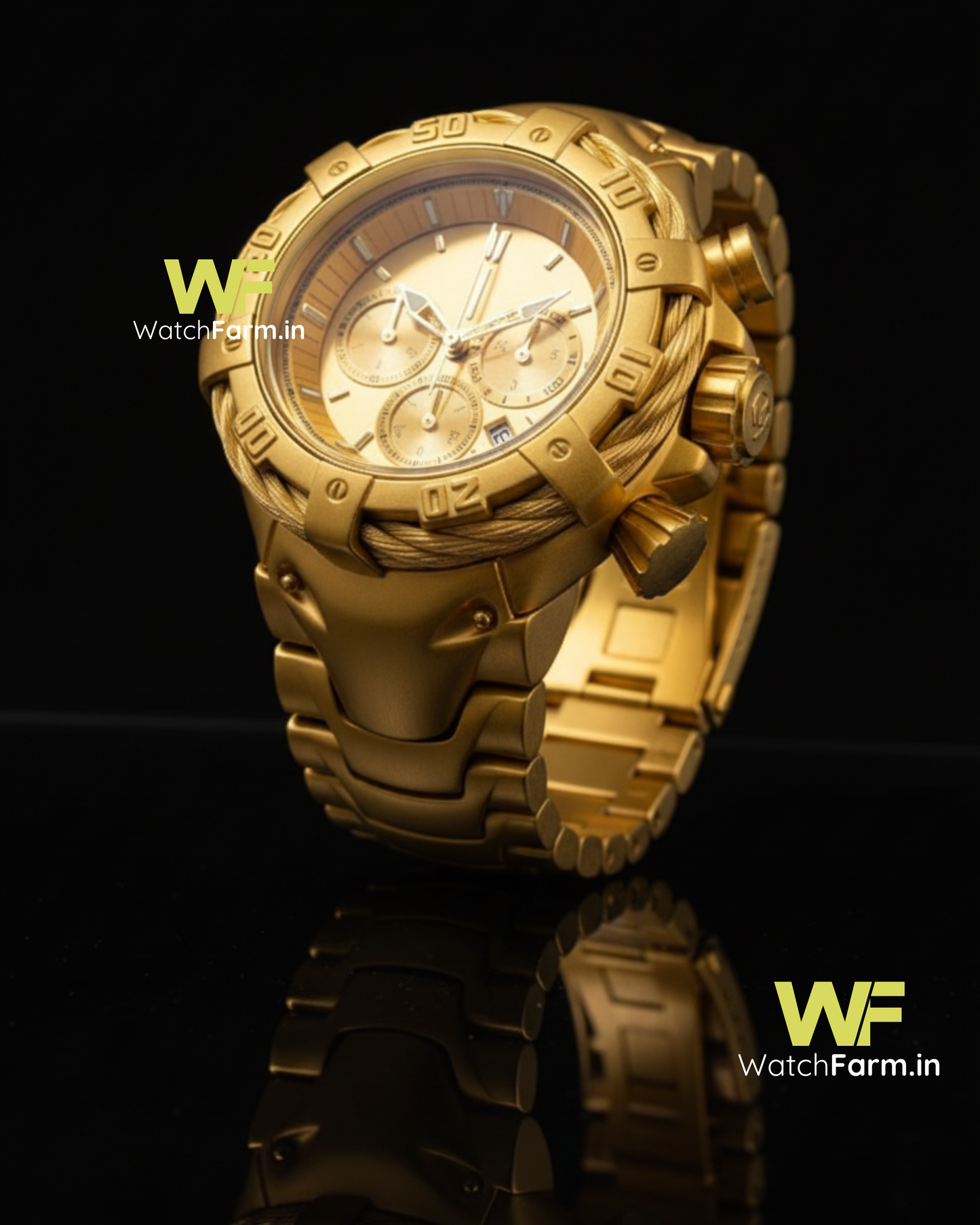 WatchFarm Gorilla Beast Gold Watch