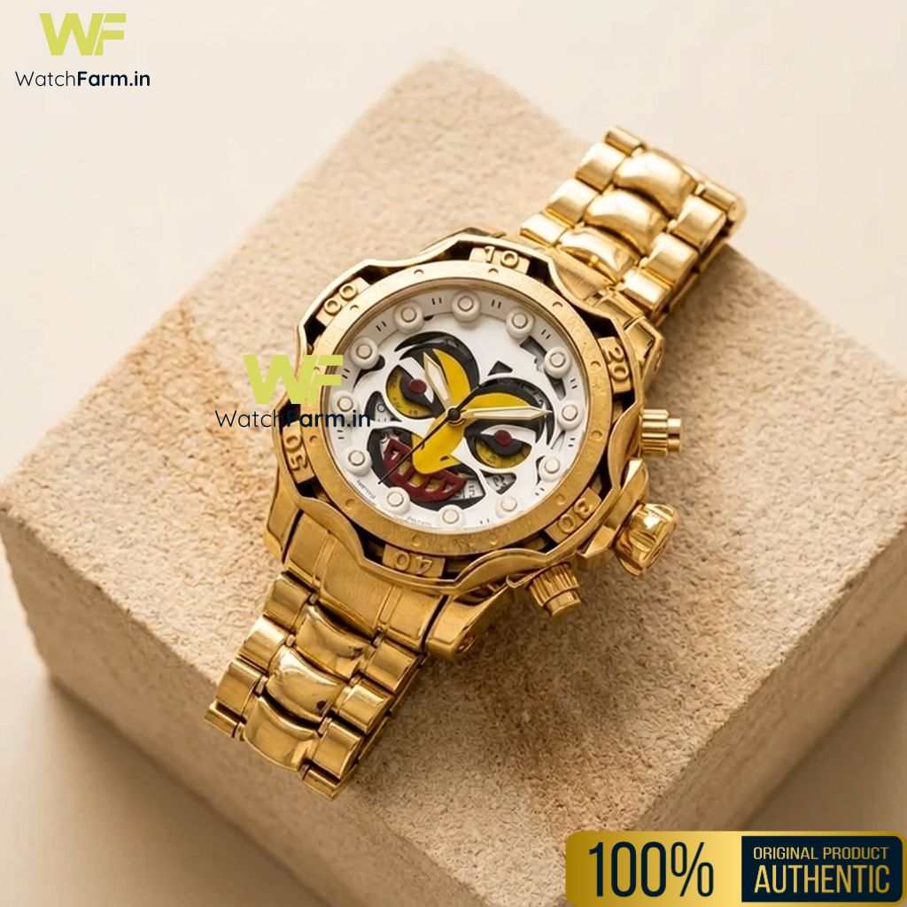 Watch Farm Reserve Venom Gold Plated 52mm Swiss Mvt Watch