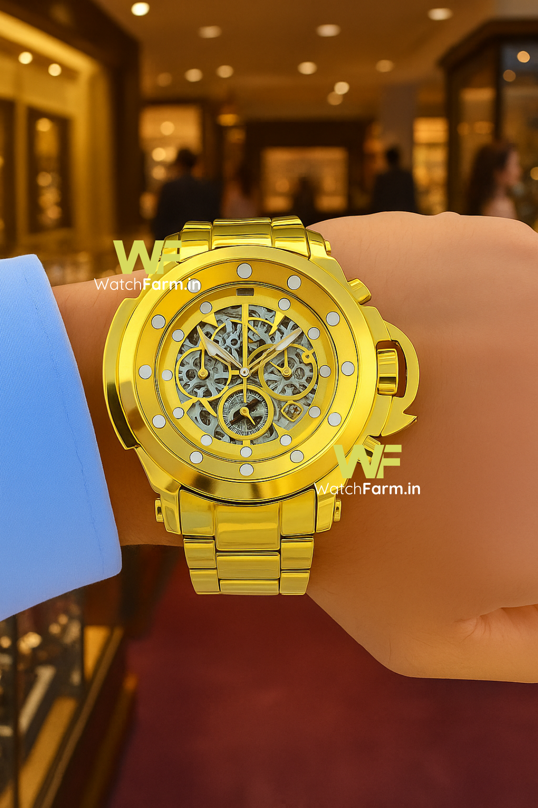 Watch Farm Gold Spider Watch