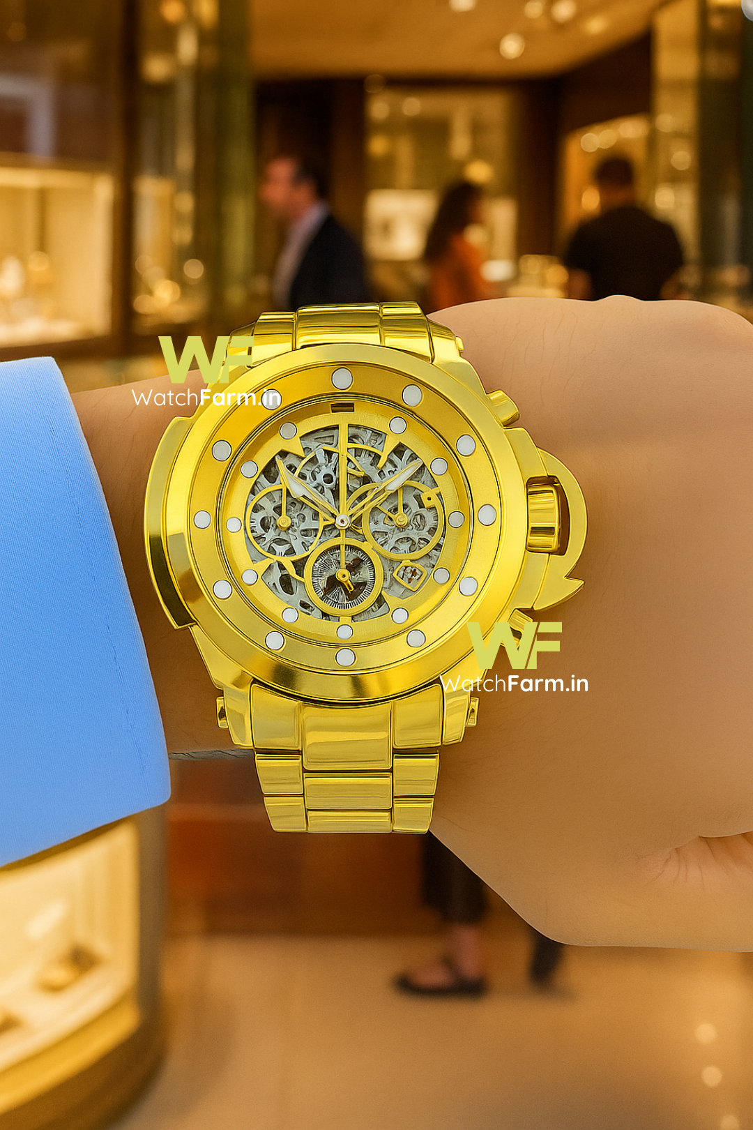 Watch Farm Gold Spider Watch