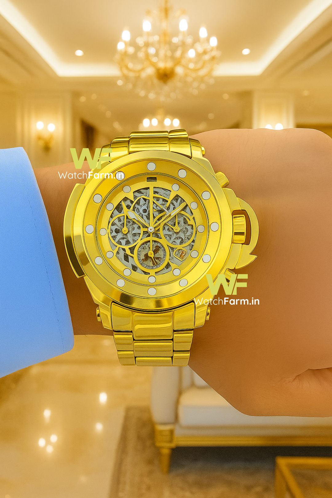 Watch Farm Gold Spider Watch