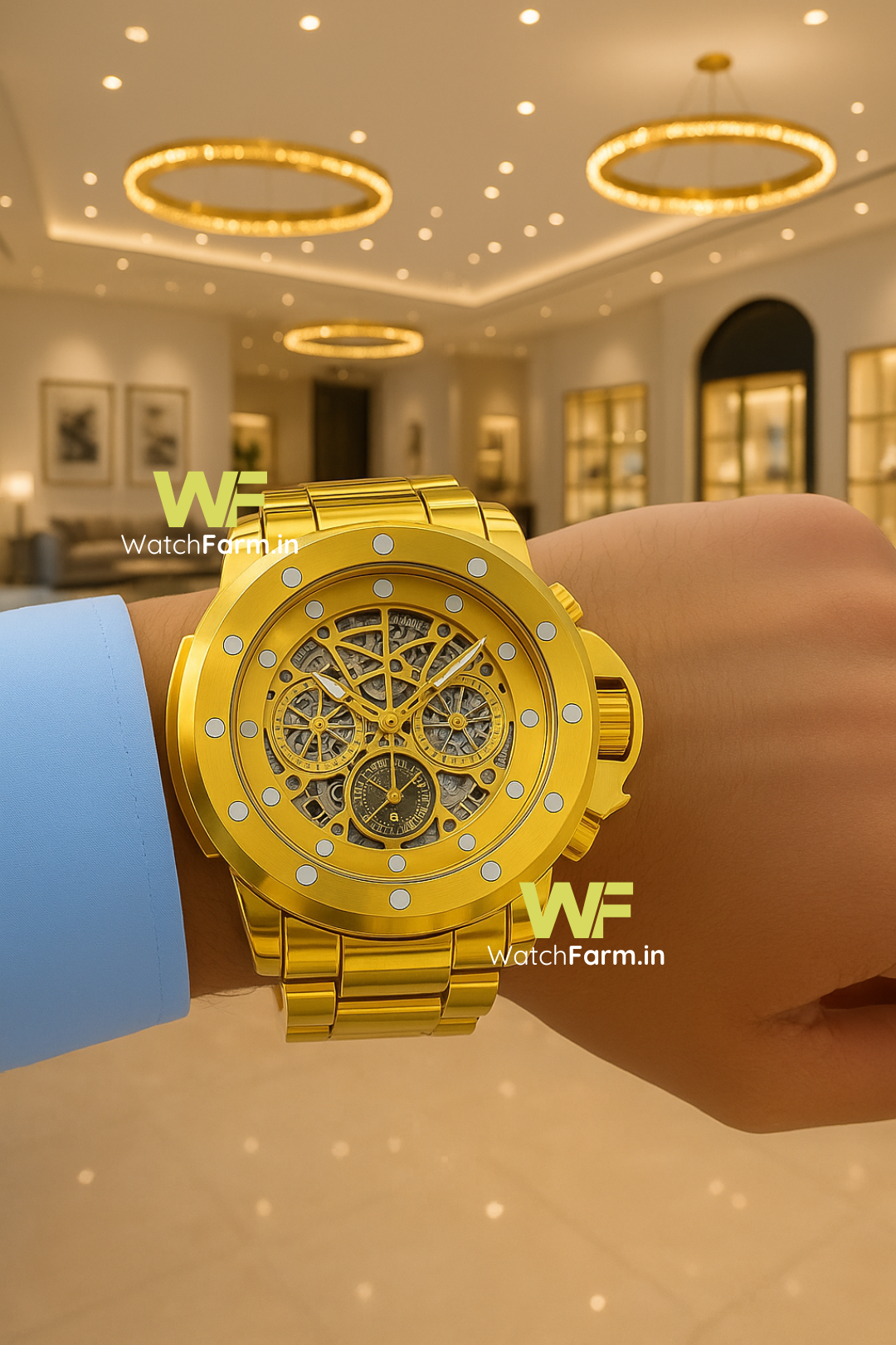 Watch Farm Gold Spider Watch