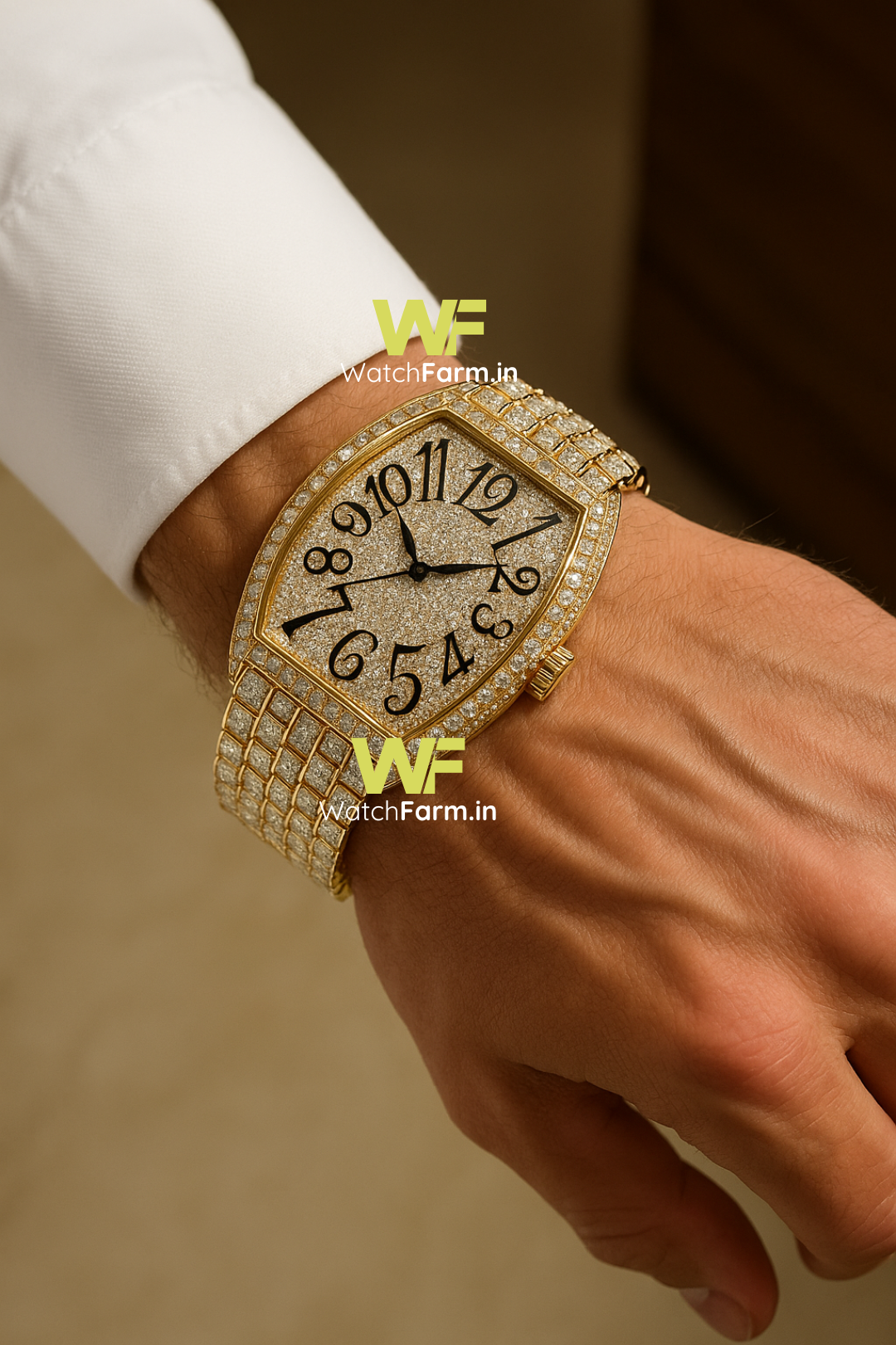 Watch Farm Ultra Luxury Diamond Watch(Dubai Imported)