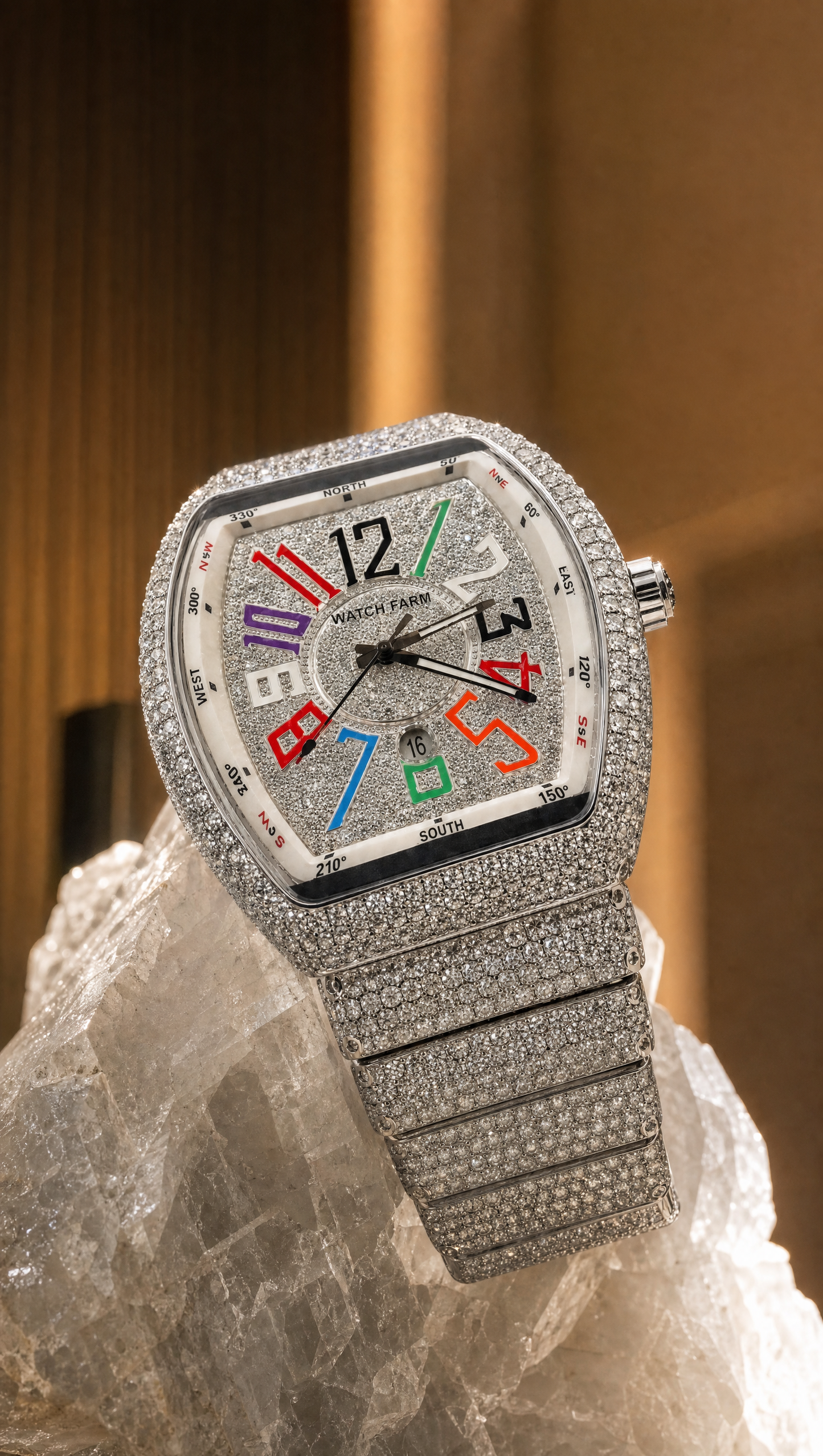 The WATCH FARM Hand-Crafted Ultra-Luxury Silver Diamond