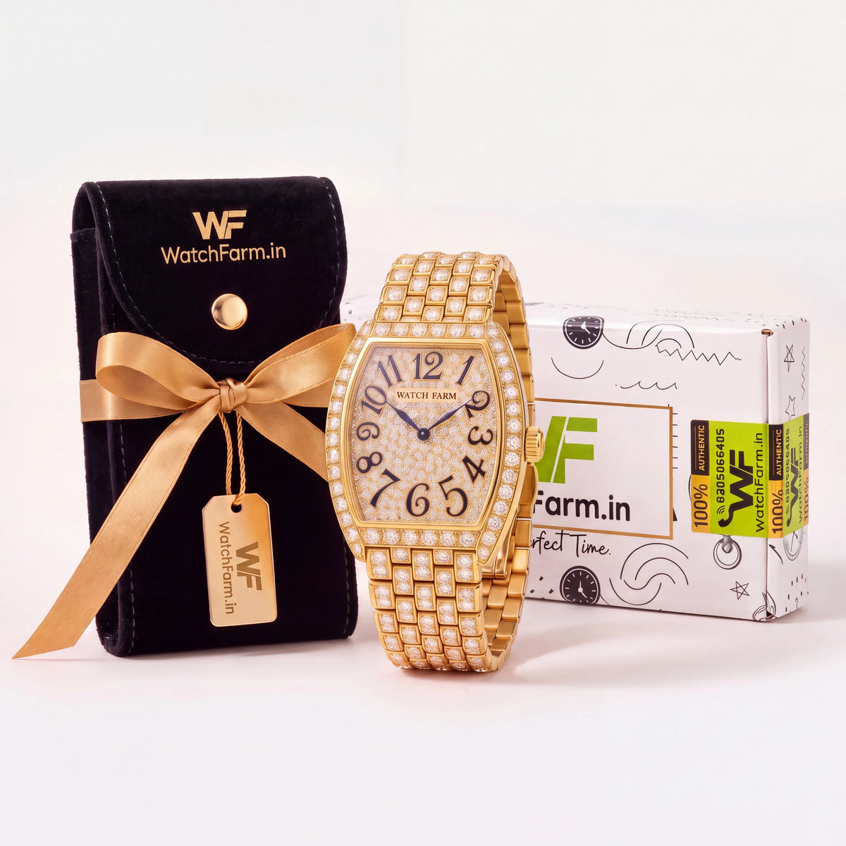 Watch Farm Ultra Luxury Diamond Watch(Dubai Imported)