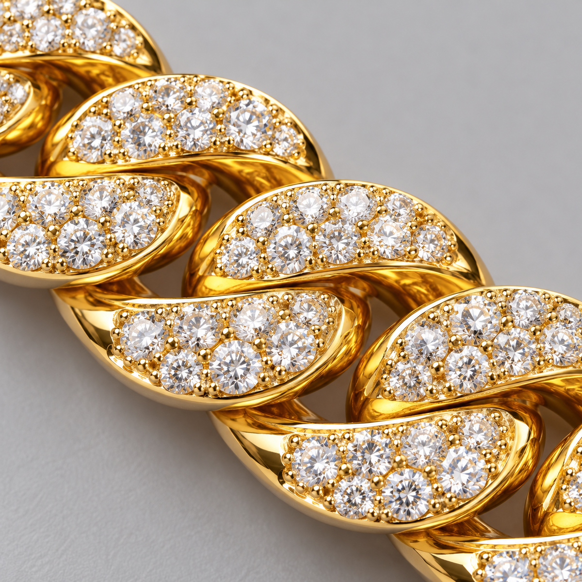 WatchFarm Iced Diamond Cuban Bracelet 16mm – Exclusive Edition