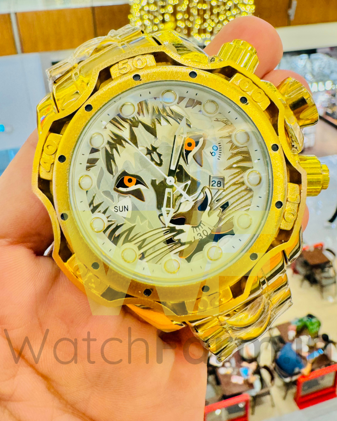 Watch Farm Gold Lion Watch (Radium Inside)