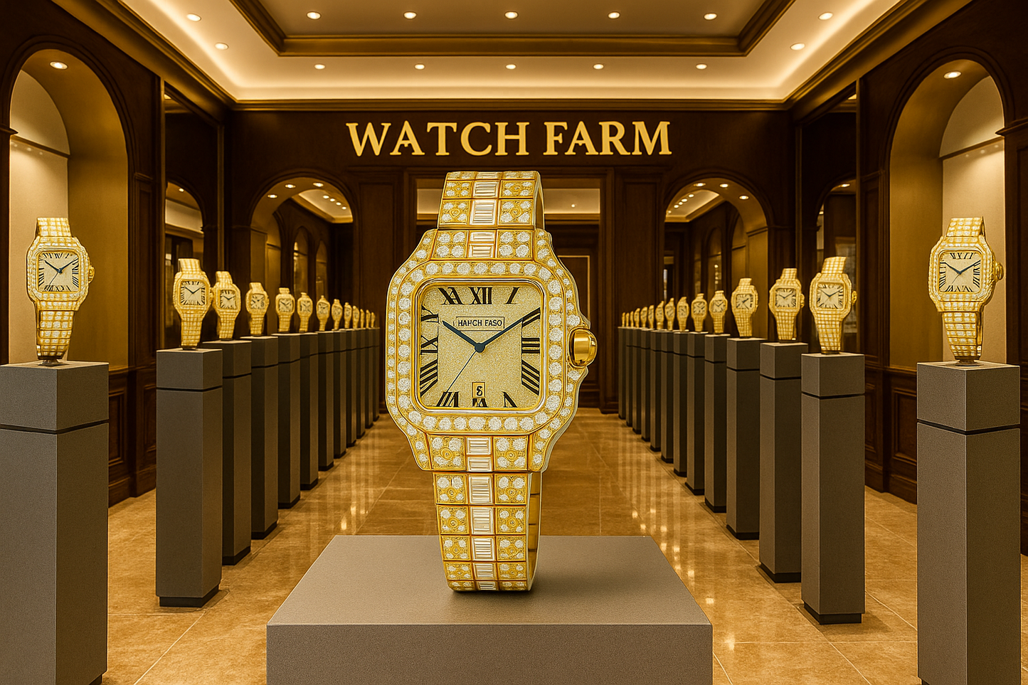Watch Farm  Diamond Watch Dubai Imported