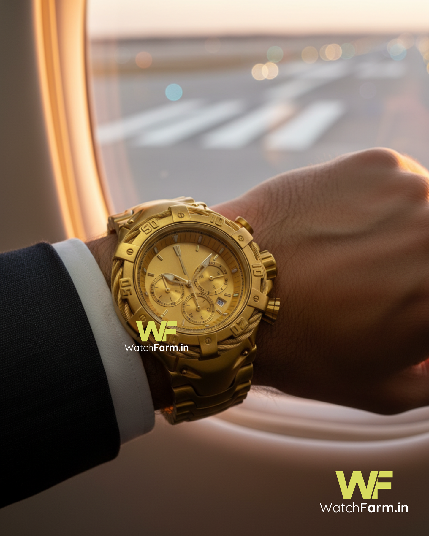 WatchFarm Gorilla Beast Gold Watch