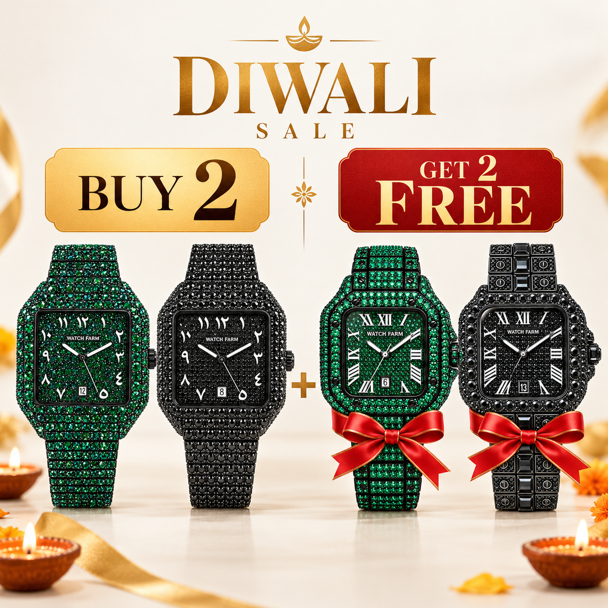 Diwali Sale – Buy 2 Get 2 FREE – Arabic + Roman