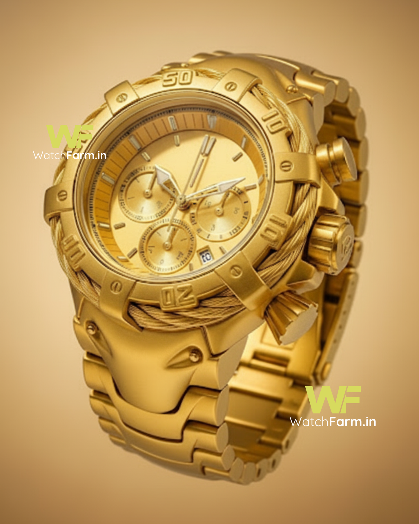 WatchFarm Gorilla Beast Gold Watch