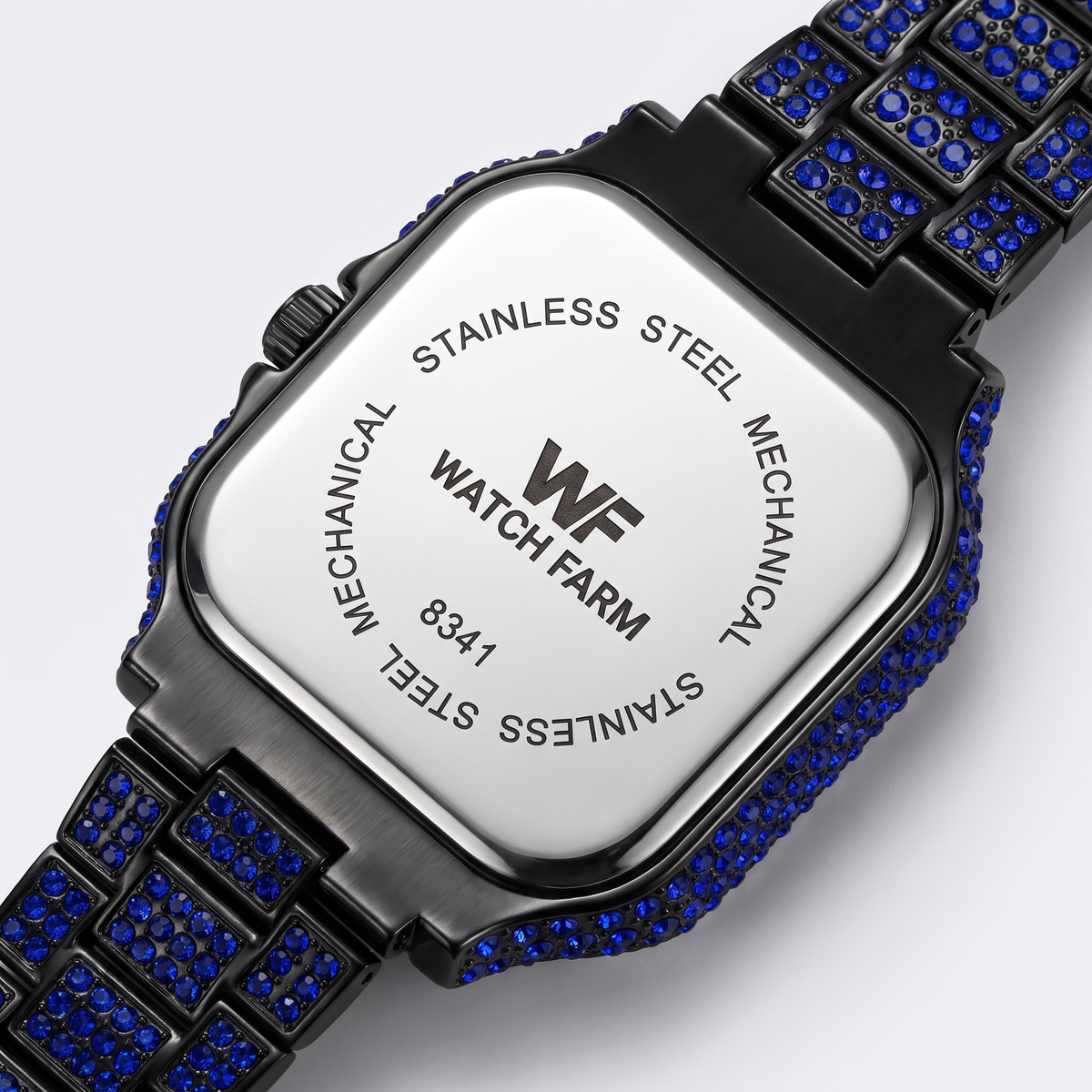 Watch Farm caseback — Blue Sapphire