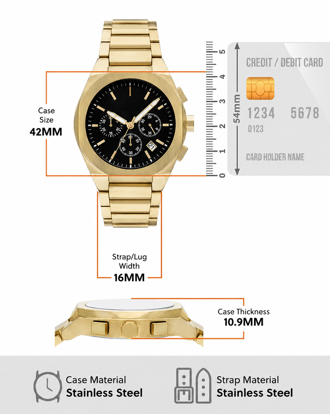 WatchFarm Men  Chronograph Watch
