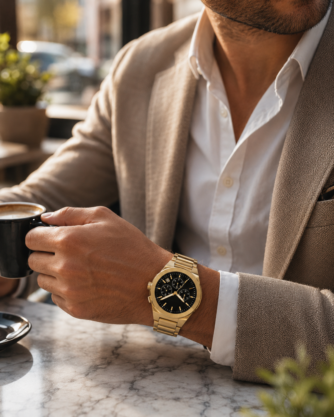 WatchFarm Men  Chronograph Watch