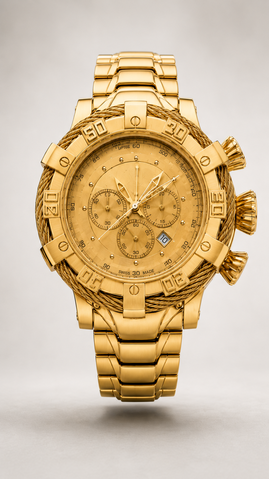 WatchFarm Gold  Beas Watch(Heavy Quality)