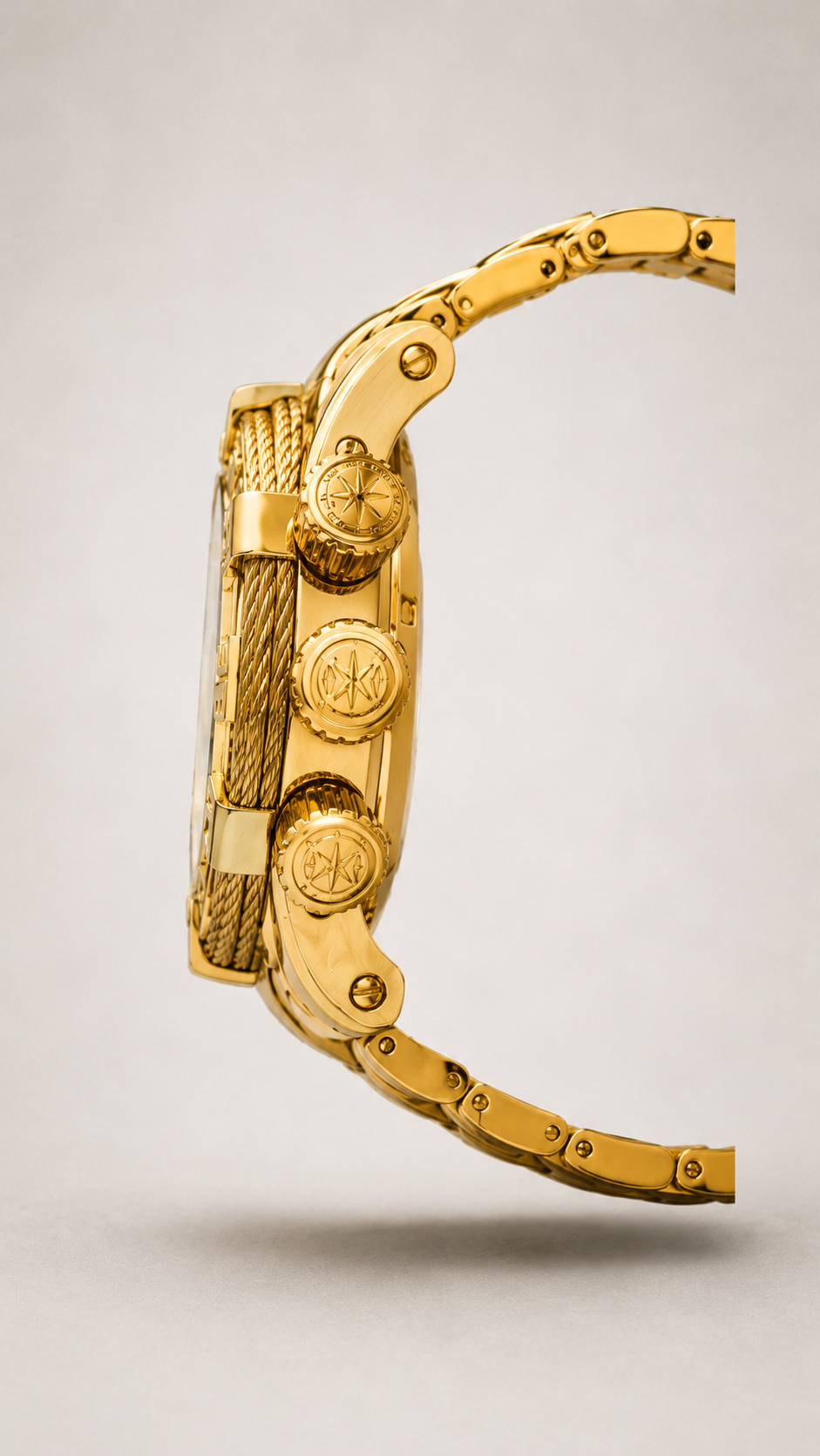 WatchFarm Gold  Beas Watch(Heavy Quality)