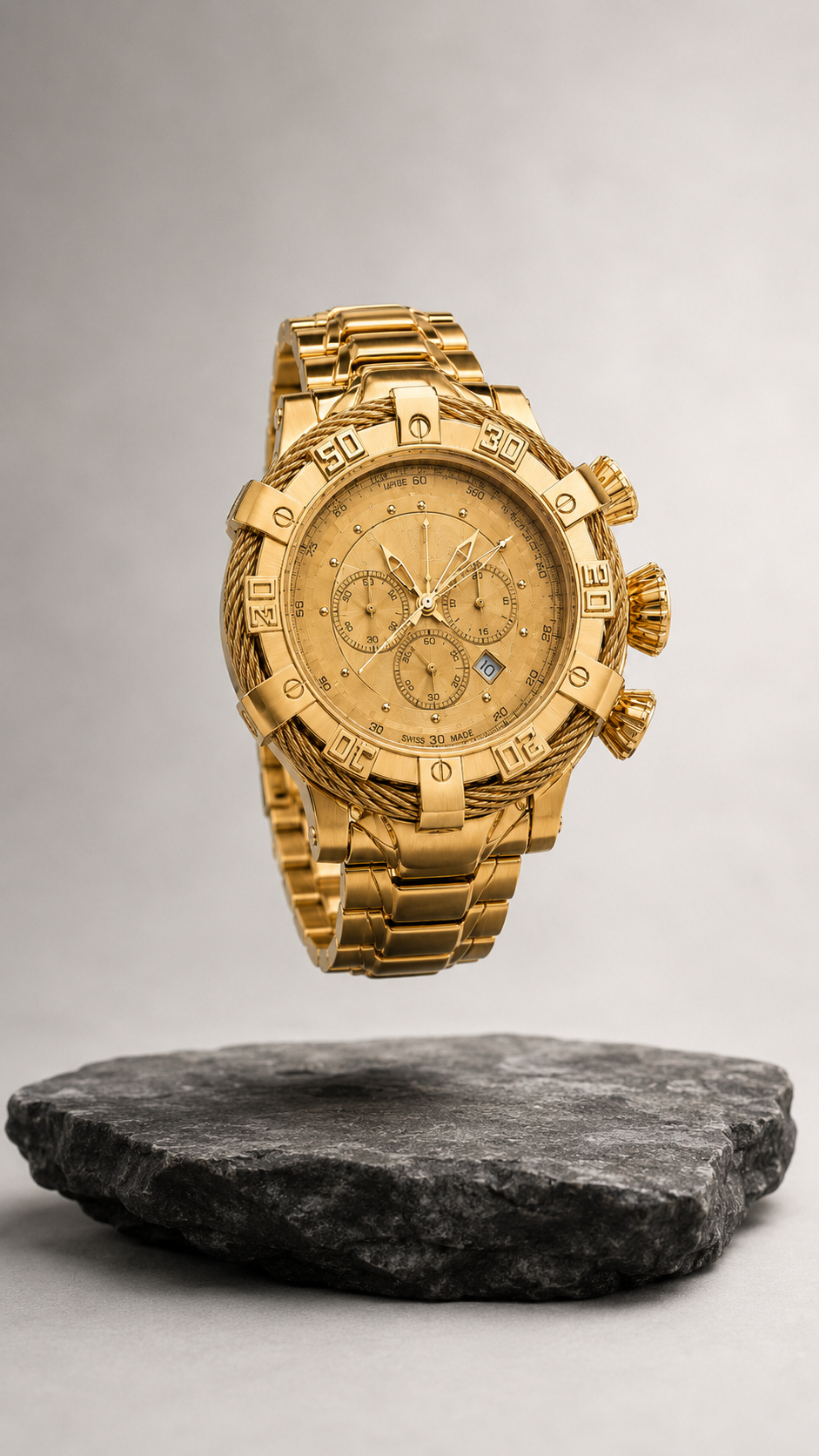 WatchFarm Gold  Beas Watch(Heavy Quality)