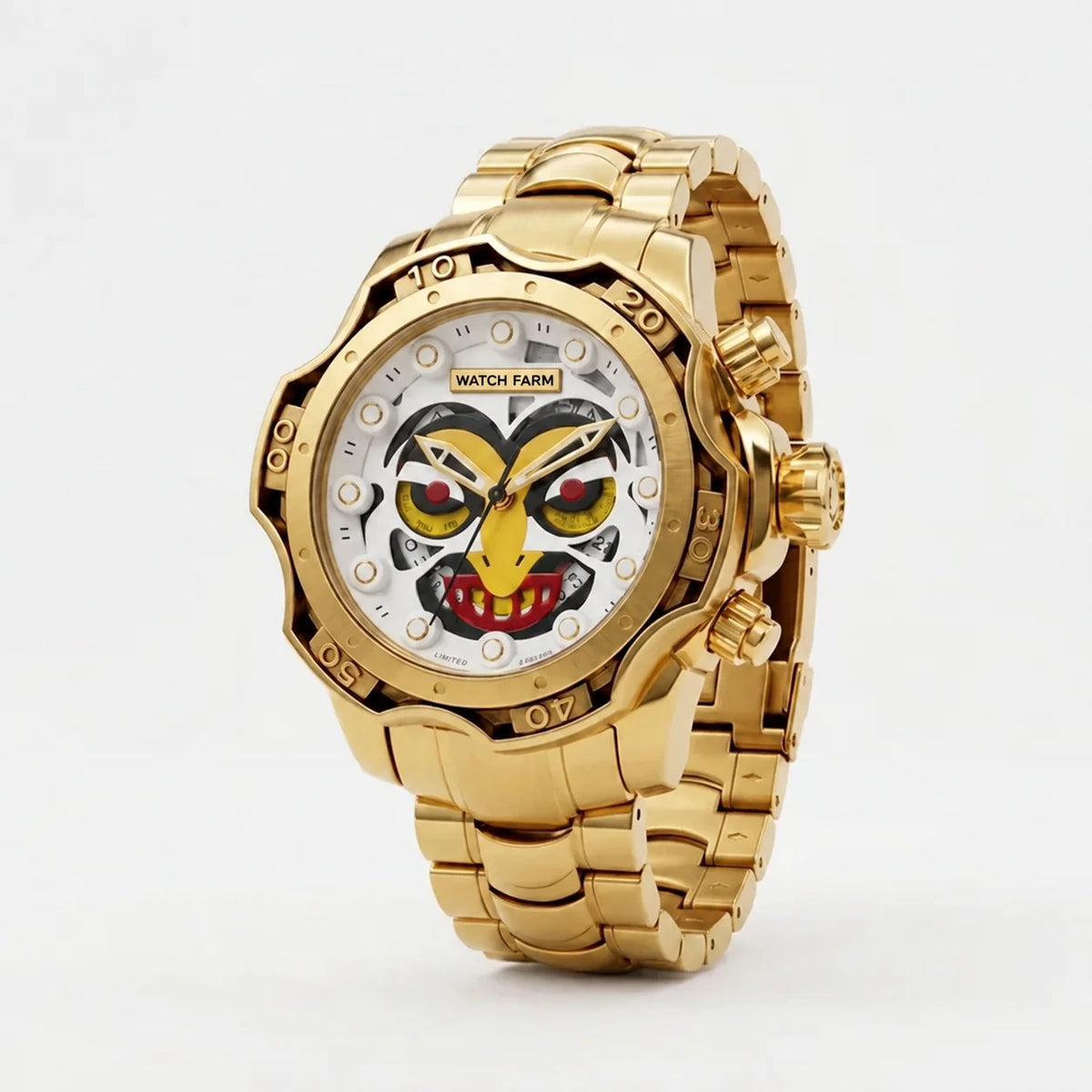 Gold Heavy Watch Combo