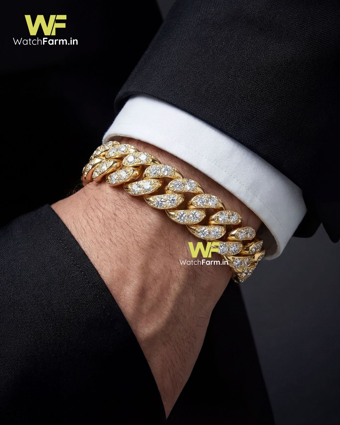 Luxury Diamond Cuban Link Bracelet – 16mm