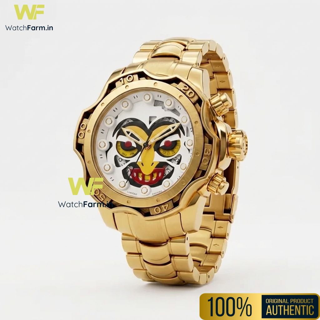 Watch Farm Reserve Venom Gold Plated  52mm Swiss Mvt Watch