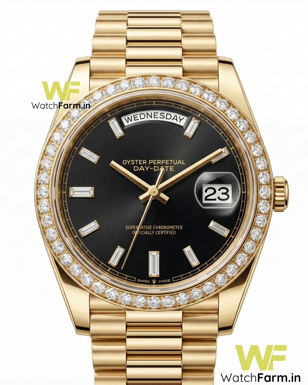 Royal Diamond Day-Date Watch – Swiss Automatic