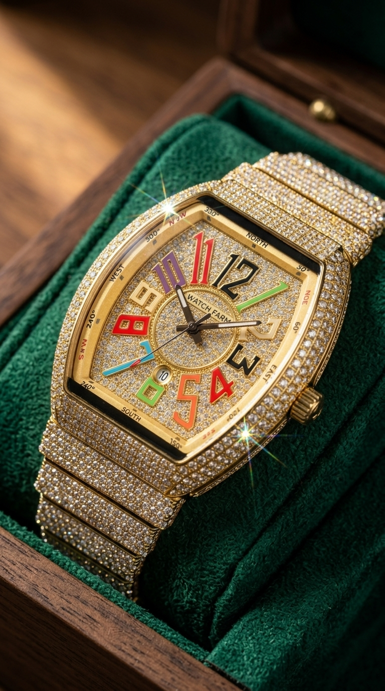The WATCH FARM Hand Crafted Ultra Luxury Gold Diamond