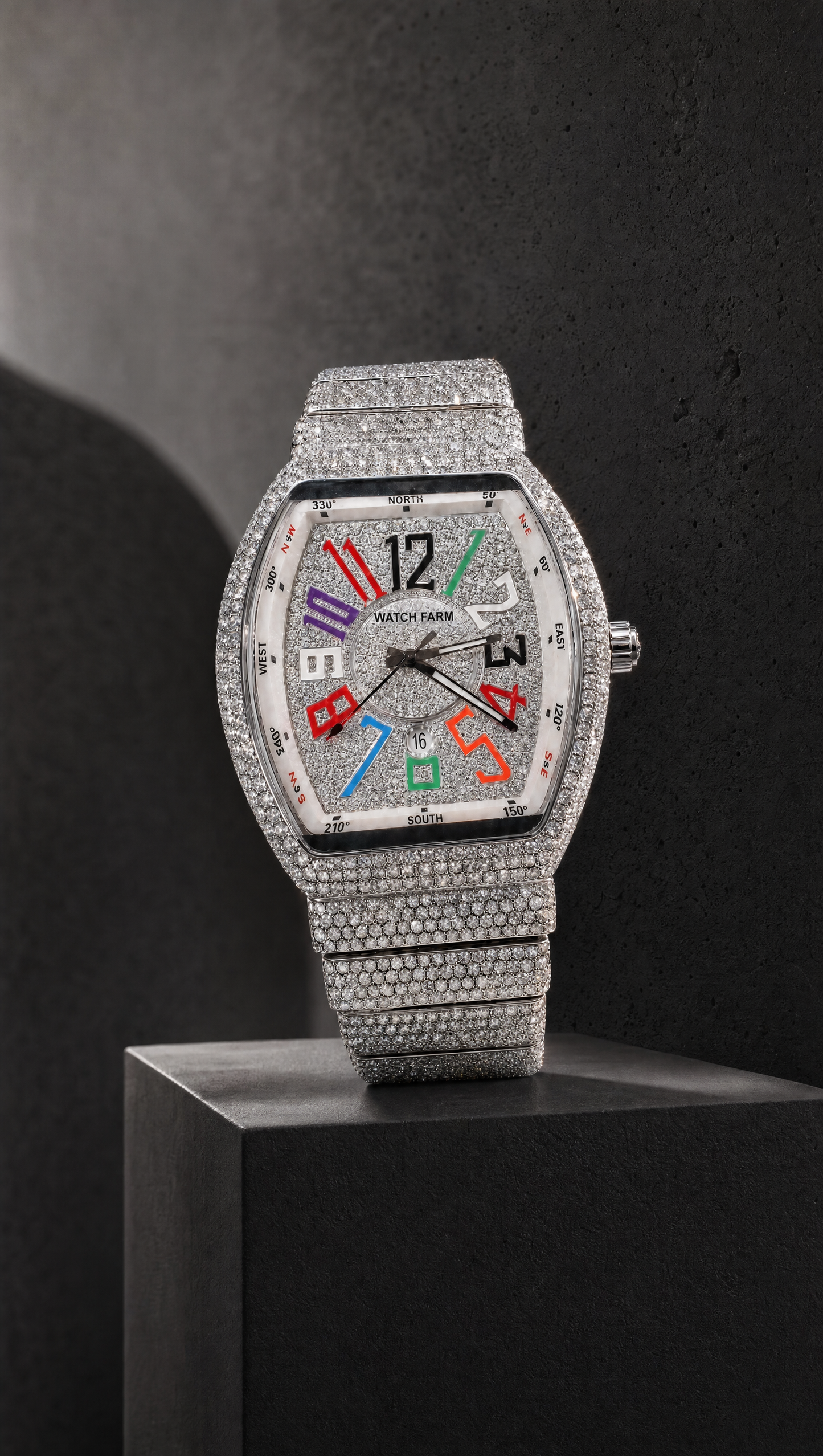 The WATCH FARM Hand-Crafted Ultra-Luxury Silver Diamond