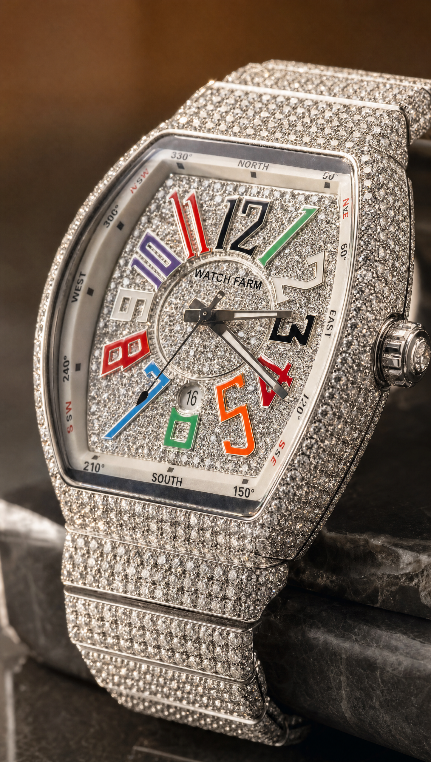 The WATCH FARM Hand-Crafted Ultra-Luxury Silver Diamond