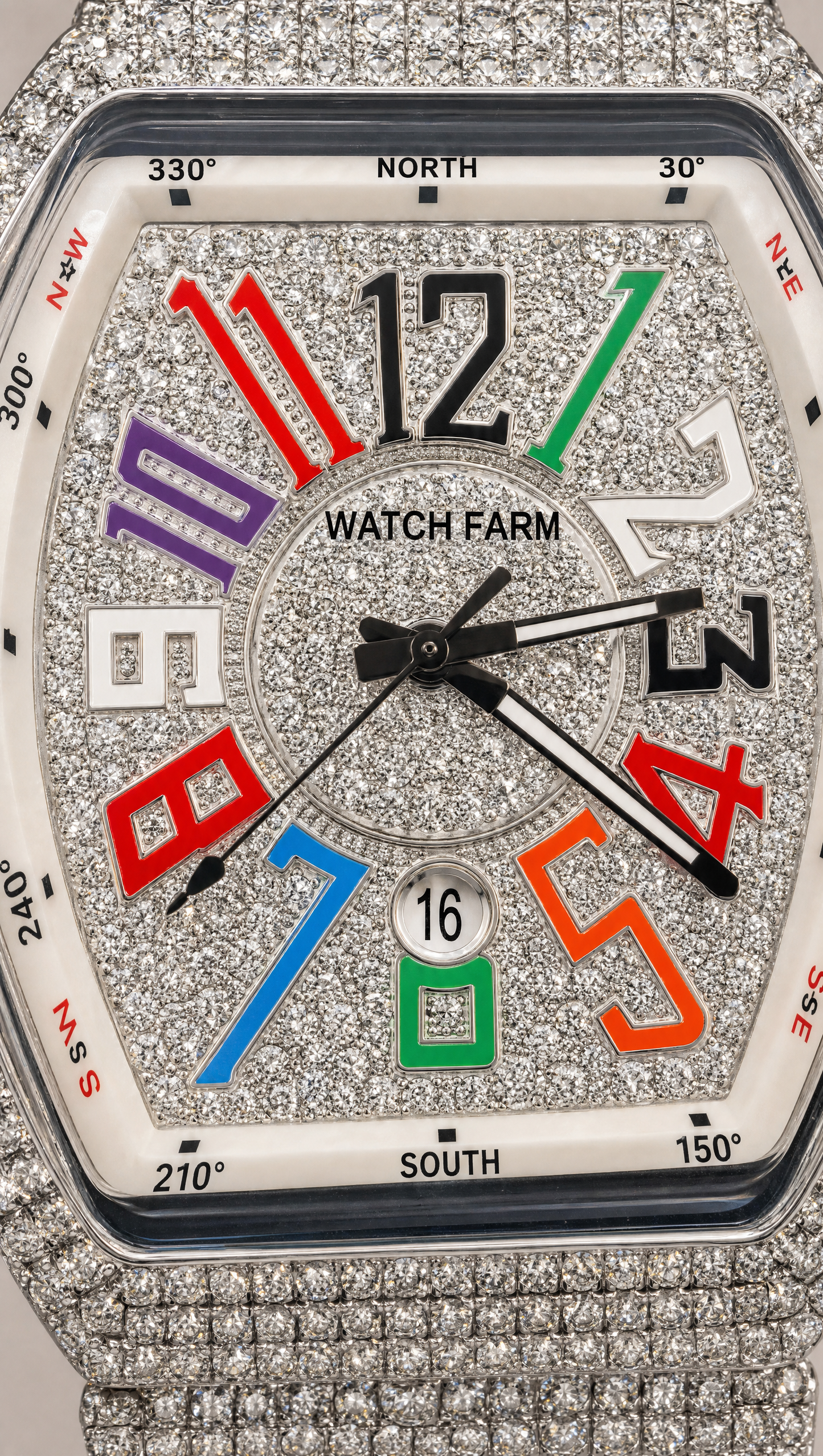 The WATCH FARM Hand-Crafted Ultra-Luxury Silver Diamond