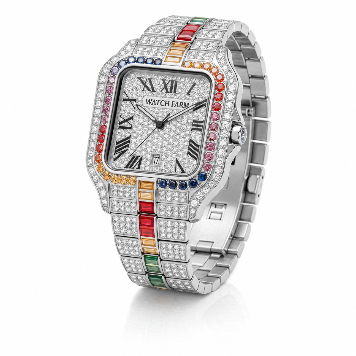 WatchFarm Rainbow King Diamond Watch – Exclusive Edition