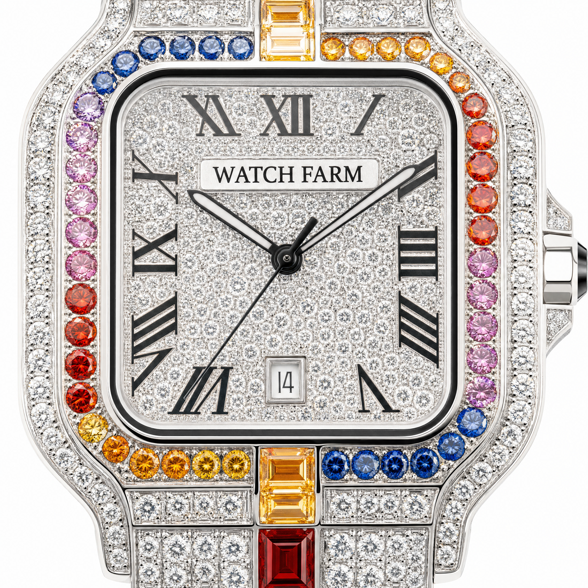WatchFarm Rainbow King Diamond Watch – Exclusive Edition