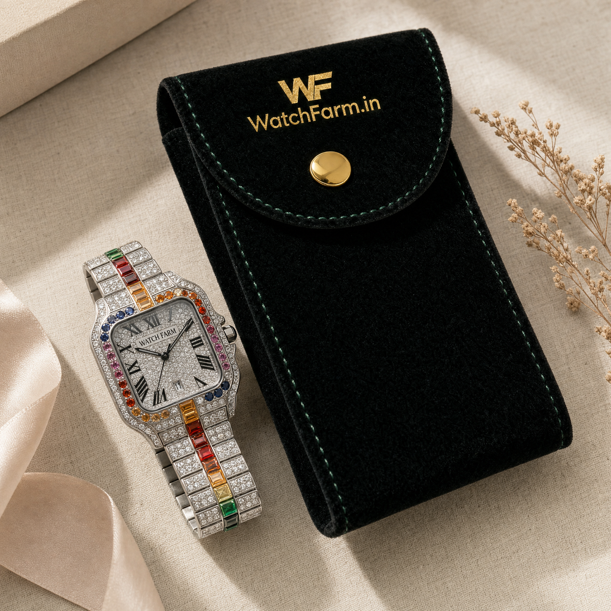 WatchFarm Rainbow King Diamond Watch – Exclusive Edition