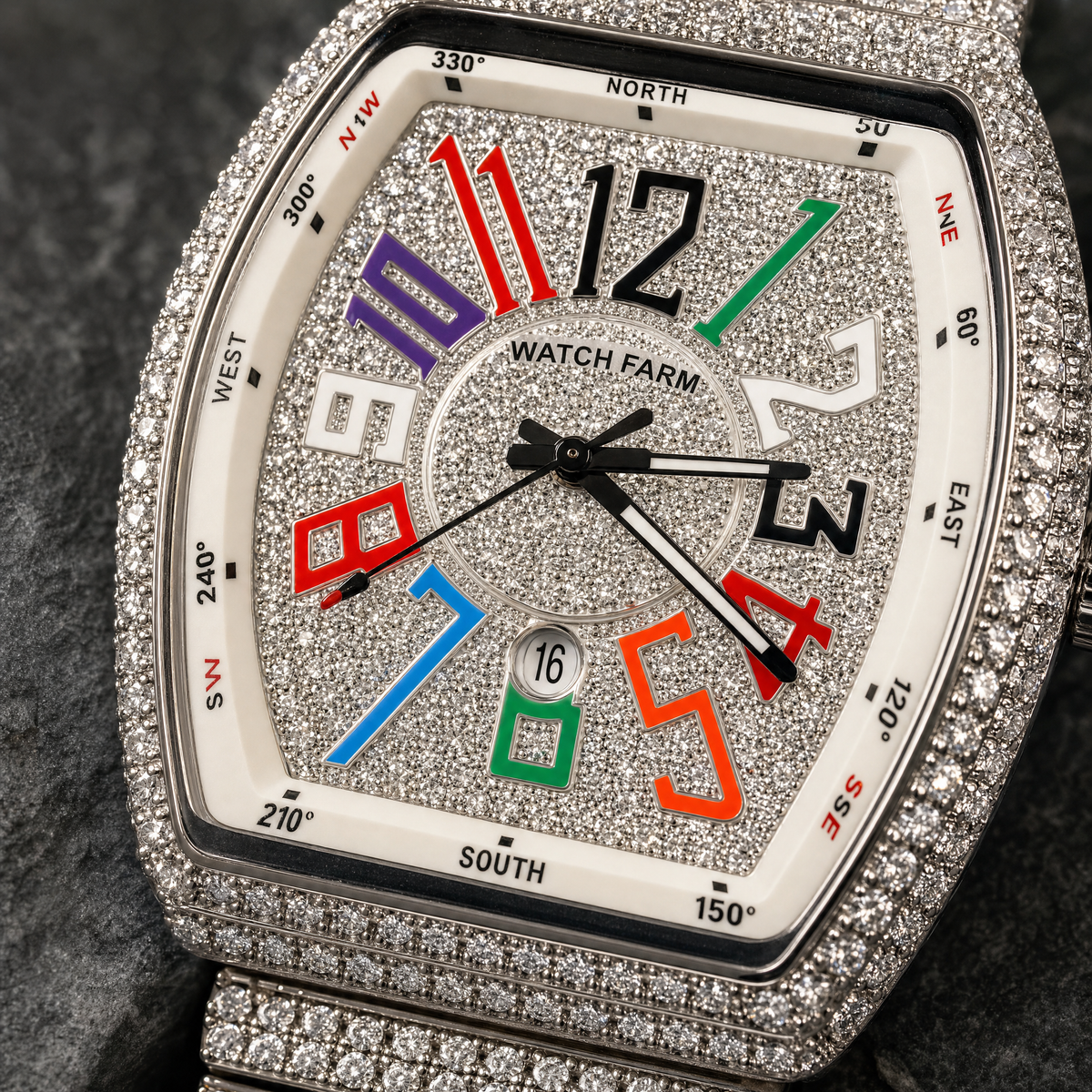 The WATCH FARM Hand-Crafted Ultra-Luxury Silver Diamond