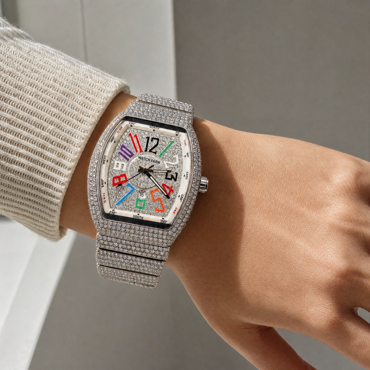 The WATCH FARM Hand-Crafted Ultra-Luxury Silver Diamond