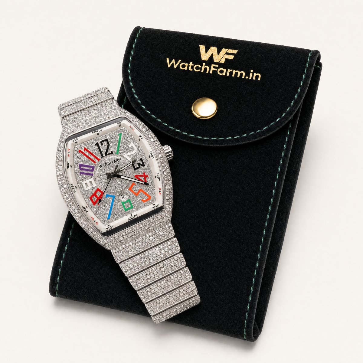 The WATCH FARM Hand-Crafted Ultra-Luxury Silver Diamond