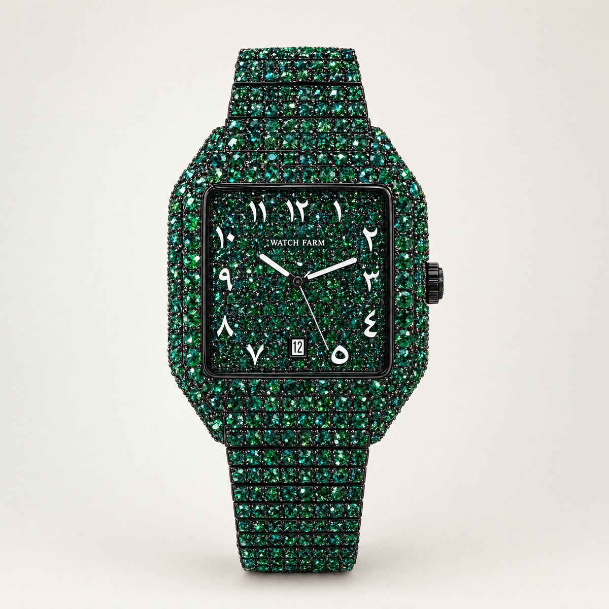 Emerald Mirage Arabic Diamond Watch – Buy