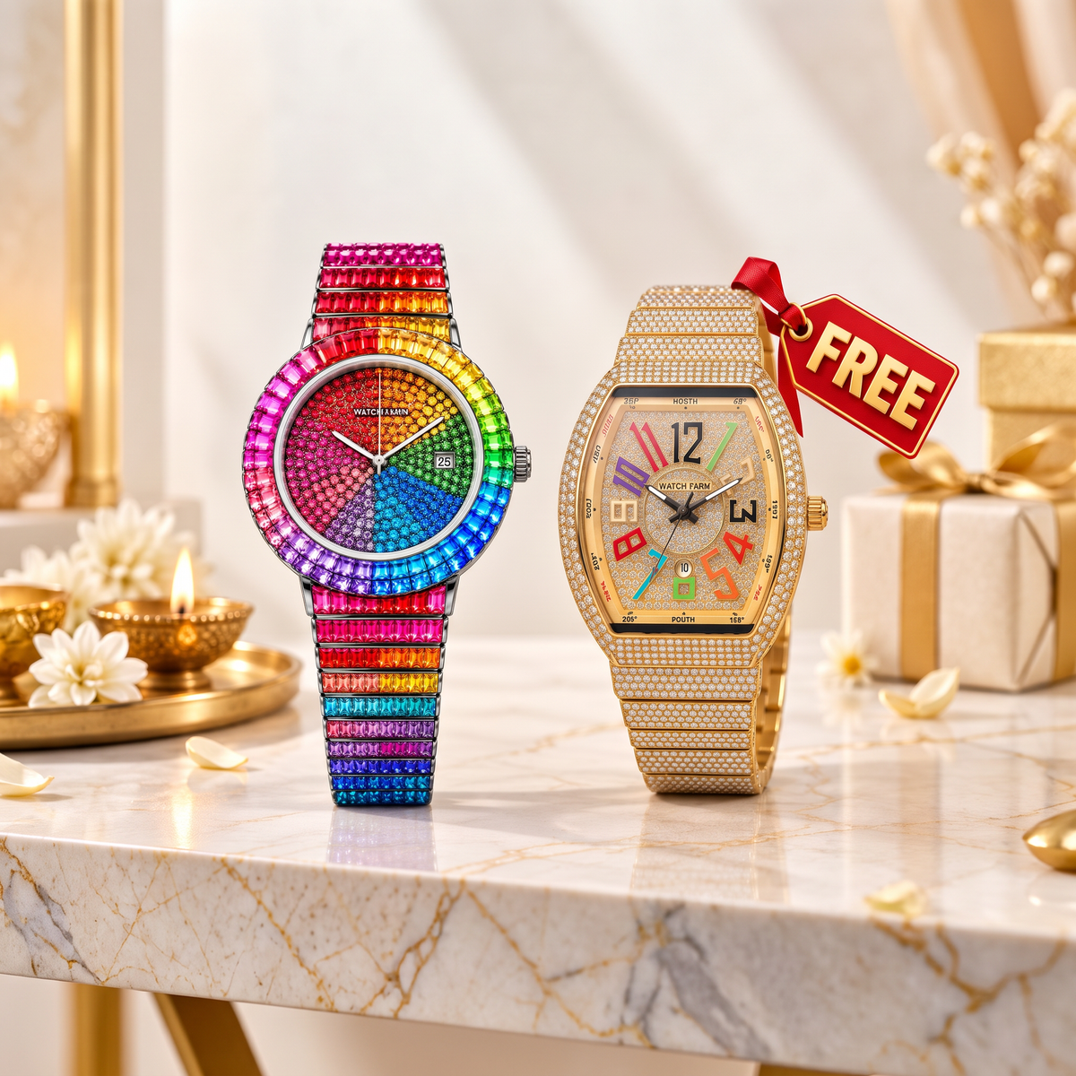 Diwali Combo – Rainbow Supreme + Gold Diamond Tonneau FREE