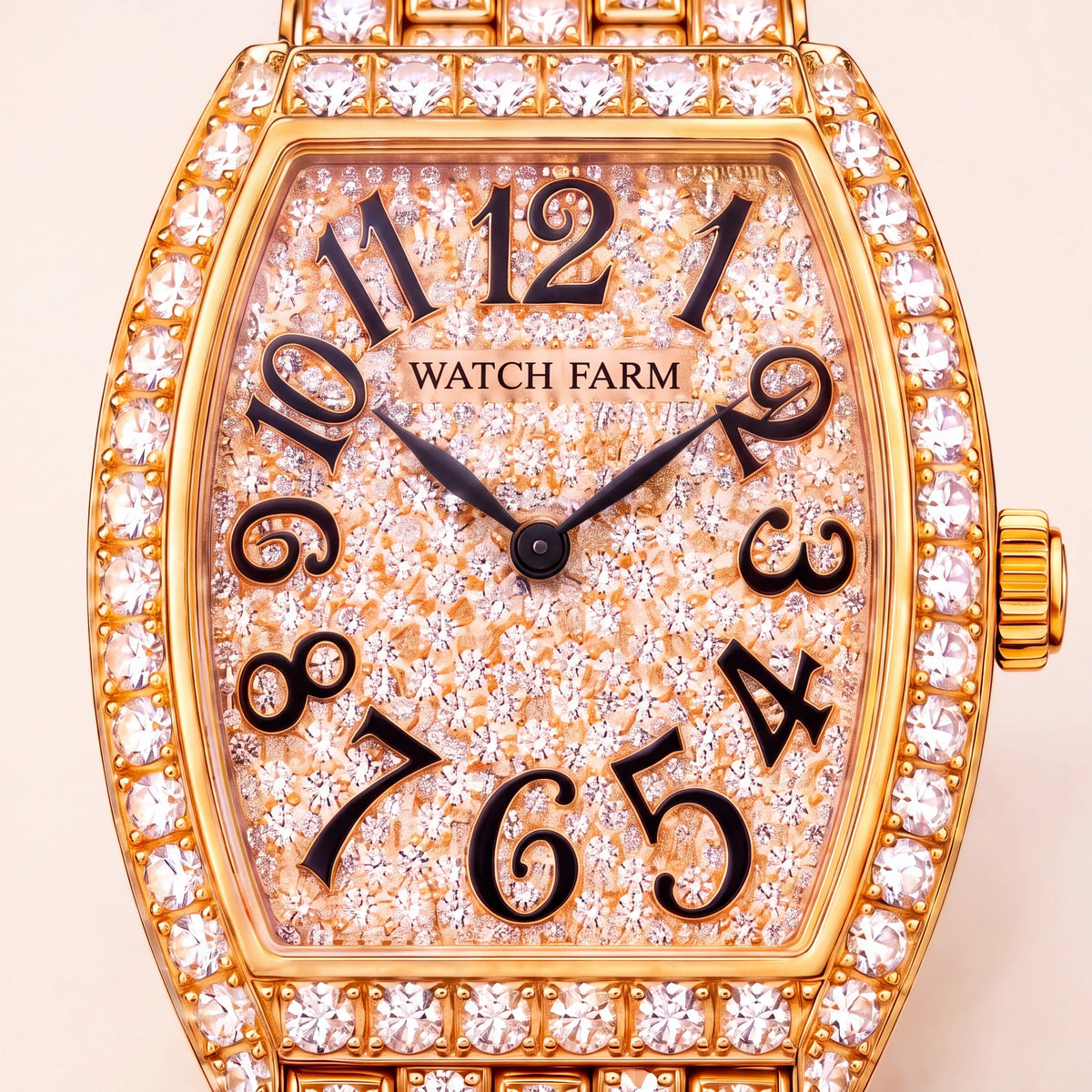 Watch Farm Ultra Luxury Diamond Watch(Dubai Imported)