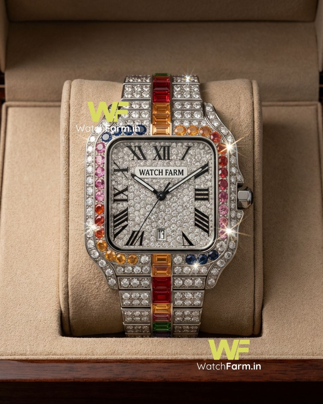 WatchFarm Rainbow King Diamond Watch – Exclusive Edition