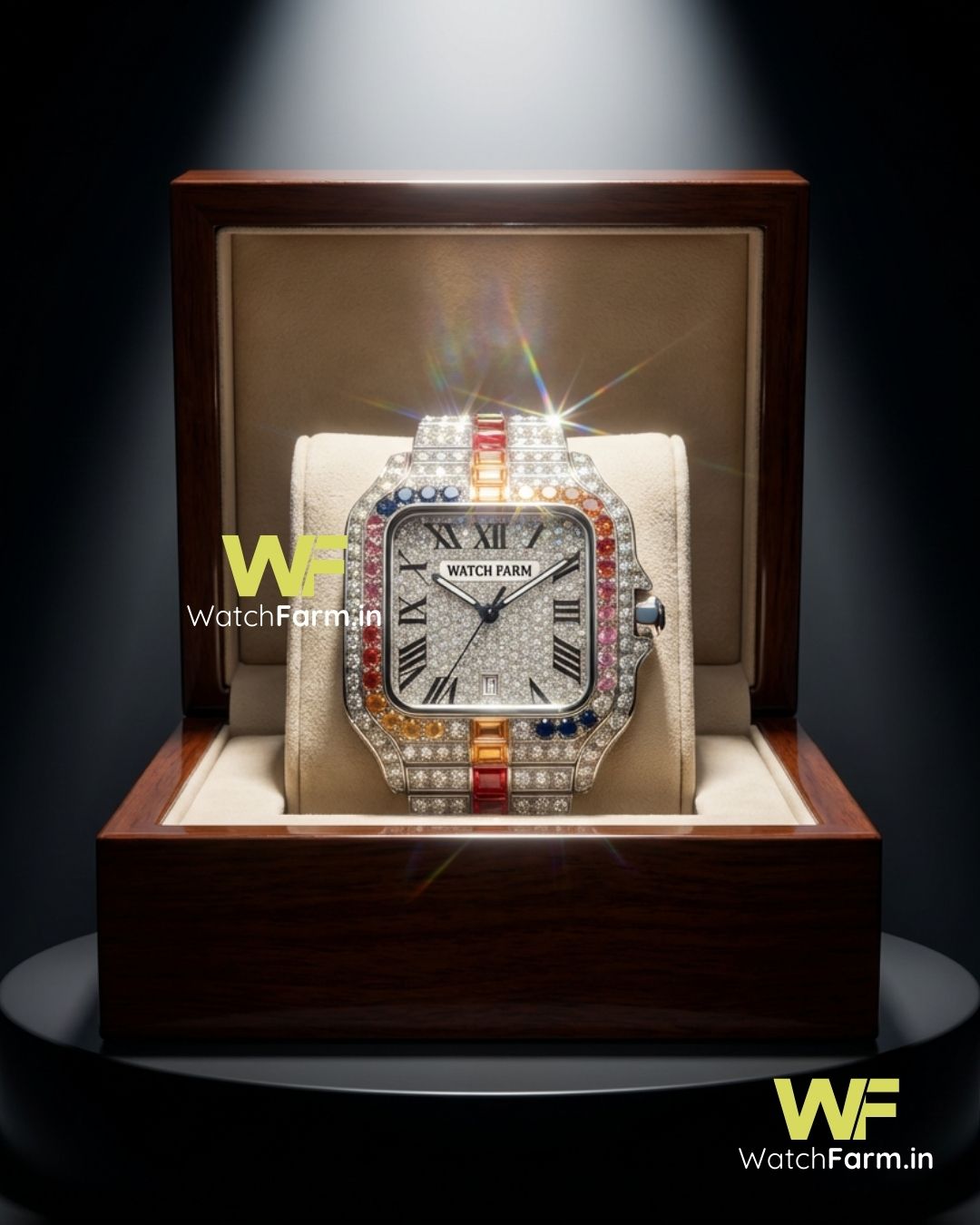 WatchFarm Rainbow King Diamond Watch – Exclusive Edition