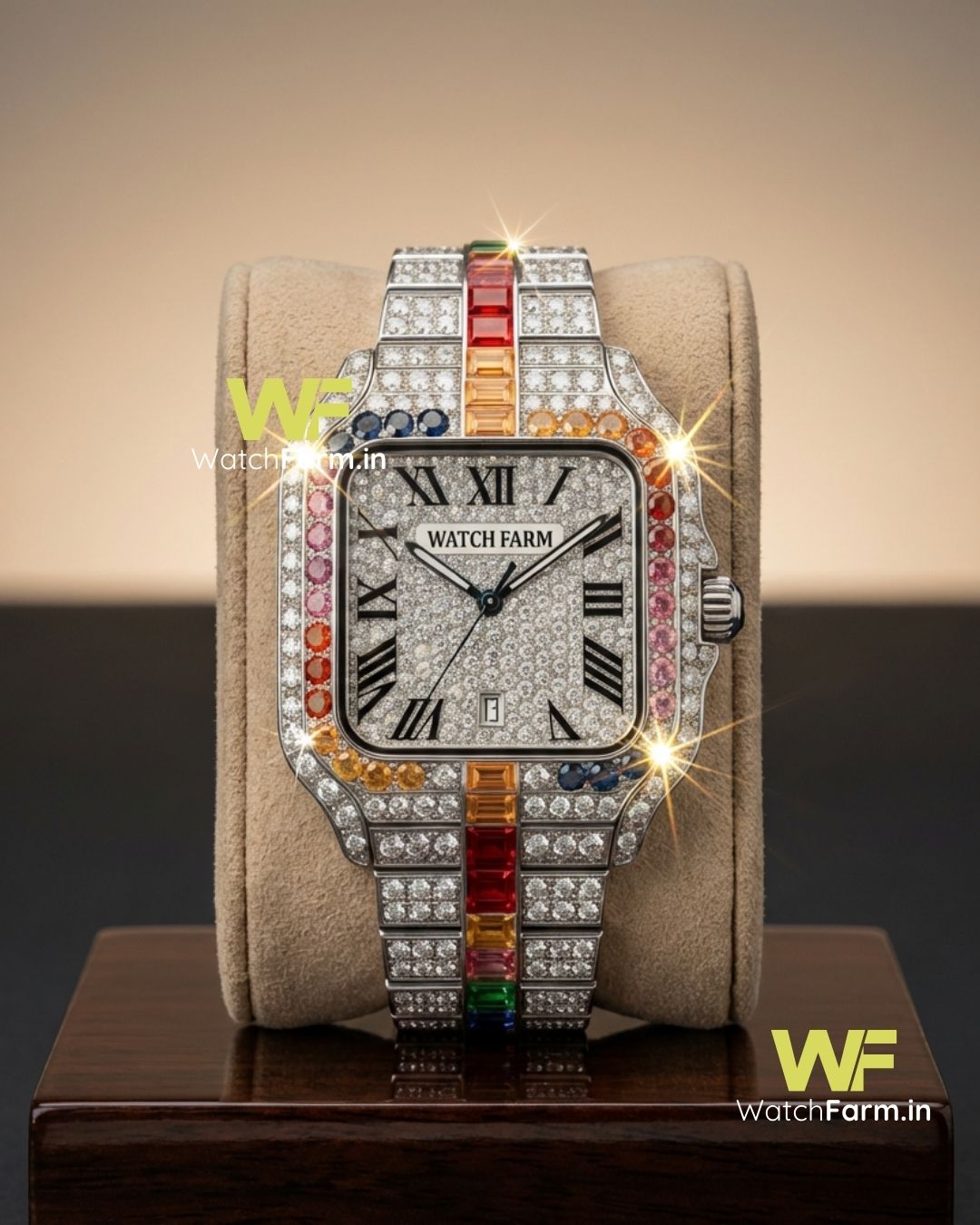 WatchFarm Rainbow King Diamond Watch – Exclusive Edition