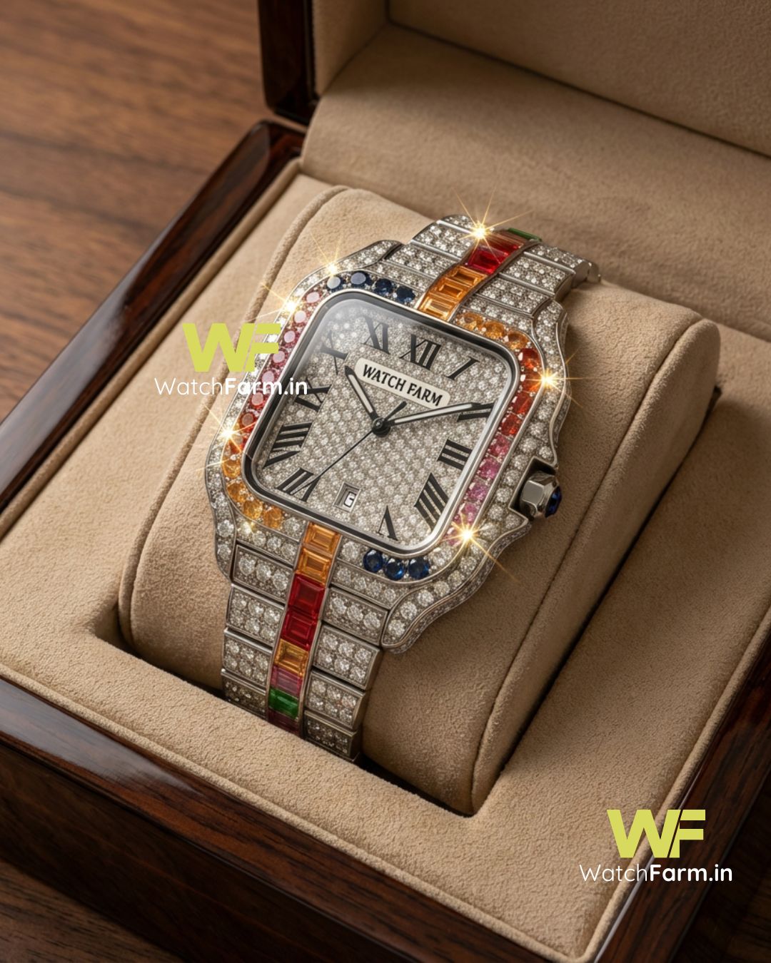 WatchFarm Rainbow King Diamond Watch – Exclusive Edition