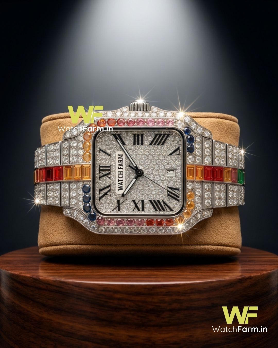 WatchFarm Rainbow King Diamond Watch – Exclusive Edition